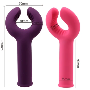 OLO 10 Frekvenca Y-Oblike Nastavek Klitoris Penis Spodbujanje Vibrator Sex Igrače za Moški Ženska