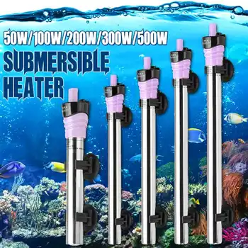 50 W/100W/200W/ 300W/ 500W Samodejno Konstantno Temperaturo, Termostat Grelca Palico Potopne Aquarium Fish Tank Vode, Toplote