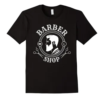 Moški Ustvarjalni Priložnostne Priložnostne Kratkimi Rokavi Tshirt Novost Retro Berber Shop T-Shirt | Frizerski T-Shirt Za Menfunny Tee Majice