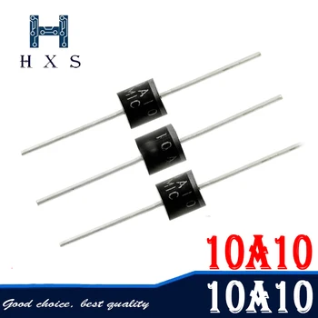 10PCS electrical Axial Rectifier Diode 10A10 R-6 DIP 10A 1000V 10a10