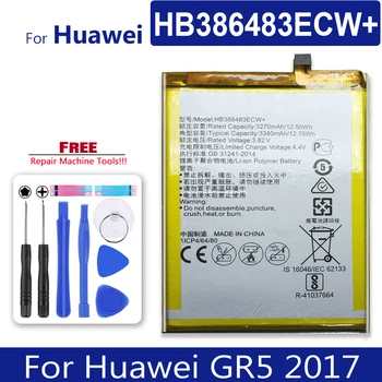 HB386483ECW Baterija Za Huawei GR5 2017 Mobilne Bateria