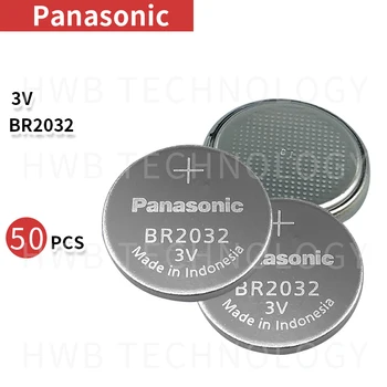 50pcs Nova Originalna Baterija Za Panasonic 3V BR2032 Baterije BR 2032 Visoke temperature Gumb gumbaste Baterije