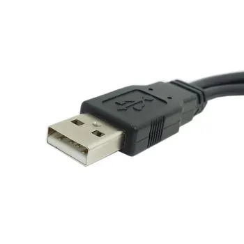 Jimier USB2.0 Podatkov Napajalni Kabel USB 2.0 A Moški Dvojni Podatkov USB 2.0 Ženski + Napajalni Kabel USB 2.0 Ženski Podaljšek 20 cm