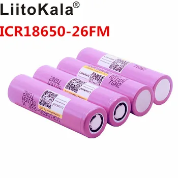 1PCS LiitoKala 3,7 V 18650 2600mAh Original Baterijo za ponovno polnjenje ICR18650-2600FM varno baterije Industrijsko uporabo
