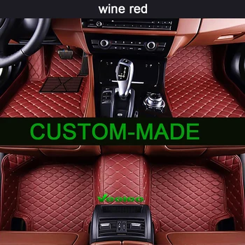 6 Barv Usnja Ujeti Vse Talne Preproge za Maserati Ghibli-2018 Vse Vremenske Nepremočljiva Non-slip Avto Preproge, Preproge 3D