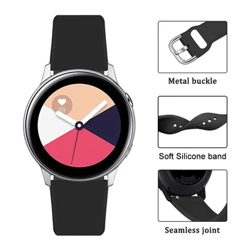 22 mm Zapestje Traku Za Samsung Prestavi S3 Meje Silikonsko Zapestnico Watch band za Galaxy Watch 46mm Prestavi S3 Amazfit Bip Dodatki