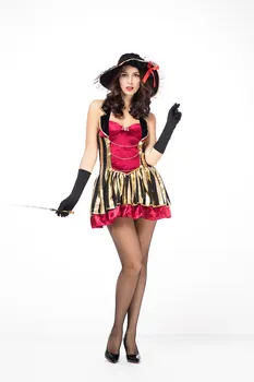Halloween Kostumi za Ženske Kapitan Pirat Kostumi za Odrasle Žensko Modno Obleko