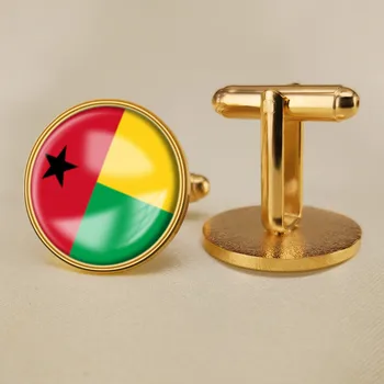 Grb Gvineja Bissau Zastavo Državni Grb zapestne gumbe,