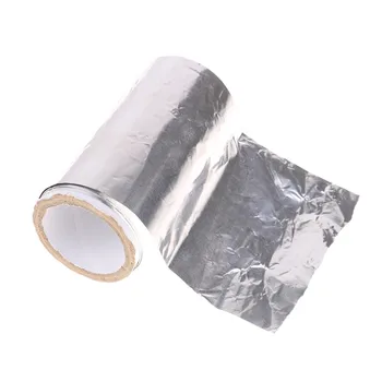 1 Roll Kositra Folija iz Aluminija Papir, Folije Debelo Frizerska Nail Art Nasveti Odstranite lak za Lase Standard Odstranjevalec UV Gel Obloge