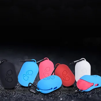 Silikonski Bluetooth Brezžične Slušalke Vrečko Primeru, Skladiščenje, Prevoz Za Samsung Ikono Zobnika Na Vrhu X 2018 Zaščitna Kožo Nepremočljiva 0503