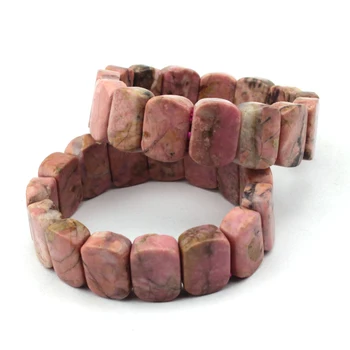 Rhodonite kamen kroglice zapestnica naravnega kamna zapestnica DIY nakit za ženske za darilo brezplačna dostava na debelo !