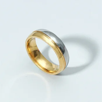 316L Titana iz Nerjavečega Jekla prst prstan Srebro 925 Za Moške in Ženske poroko zaročni prstan velikosti 17 18 19 20 21 mm debelo
