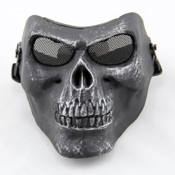 M02 Lobanje Okostje Poln Obraz Paintball Maska Cosplay Halloween Party Masko Lov Vojaške Vojske Taktično Wargame Airsoft Maske