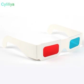 Najnovejši Knjigi Okvir Očal 3D Rdeča, Modra / Cyan Barve DHL Brezplačna Dostava 500pcs/veliko