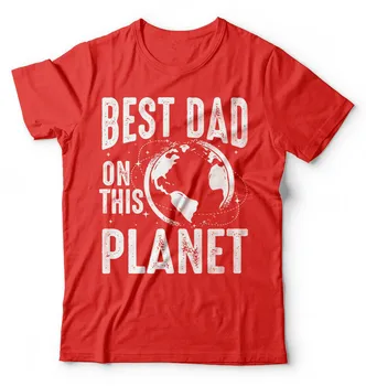 Najboljši Oče na tem Planetu T-shirt očetovski dan Majica Darilo za Očeta Papa Oče Tee
