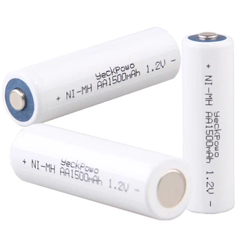 Najnižja cena 32 kos baterije AA 1,2 v baterije za ponovno polnjenje 1500mAh nimh baterije za električna orodja akkumulator