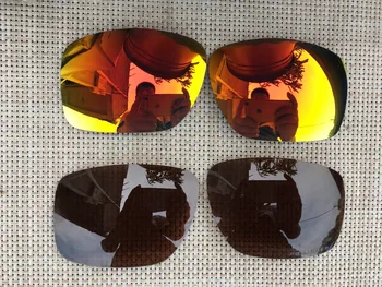 2Pairs Ogenj Rdeče in Rjave Polarizirana Zamenjava Leč za Big Taco sončna Očala