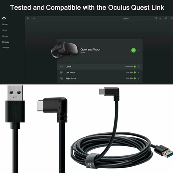 10 m USB3.1 Tip C Povezavo Kabel Visoke Hitrosti za Oculus Prizadevanju Povezavo Kabel 5Gbps Prenos