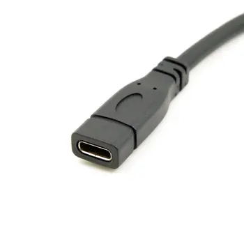 CY 10 cm USB-C USB 3.1 Tip C Moški-Ženska Razširitev Podatkovnega Kabla za 12 inch Mac book Tablet & Mobilni Telefon