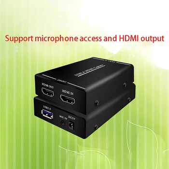 HDMI Video Capture Card, Home Office 1080P HDMI za Usb3.0 Igre/Video Konference V Živo Zajemanje Kartico