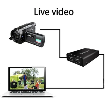 HDMI Video Capture Card, Home Office 1080P HDMI za Usb3.0 Igre/Video Konference V Živo Zajemanje Kartico