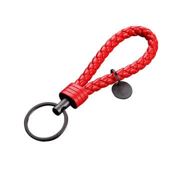 Tkane Obesek Za Ključe, Umetno Usnje Ključnih Verige Vrvica Za Opaljivanje Tega Keychain Dekoracija Dodatna Oprema Za Avto Keyring Moški Ženske Ročno Tkane Key Ring