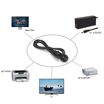 Projektor Napajalni Kabel 1,5 m 1mm EU IEC C13 Napajalni Kabel Za RAČUNALNIK Računalnik Dell HP Monitor Tiskalnik PSU Antminer LG TV PS4 Pro