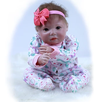 50 cm Silikonski Rodi Dojenček Fant Lutka Igrača Kot Pravi 20 palčni Mehko Telo Novorojenčka Malčki Punčko Bebe Prerojeni Dekleta Bonecas Darilo za Rojstni dan