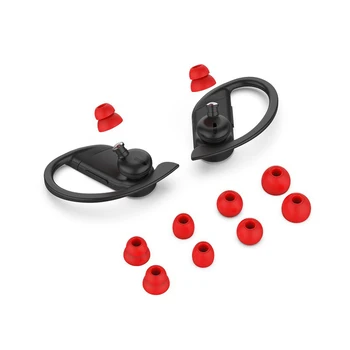 8Pcs Anti-slip Mini Mehki Silikonski Zamenjava Eartips Čepkov V Uho Bluetooth Slušalke Plug Nasveti za Powerbeats Pro/3