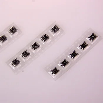 100 kozarcev/veliko Mikro USB SMT 5 Pin Ženski B Tip Priključek Mikro USB-Vtičnico PCB Mount Wholesales