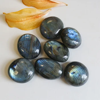 1PCS Naravne Crystal Moonstone Raw Gemstone Ornament Polirani Quartz Labradorite Plagioclase Rude Vzorcu Obrt Dekor Vroče