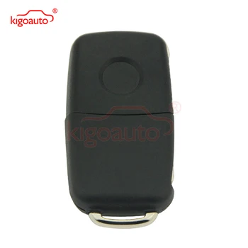 Kigoauto 2pcs zložljiva Daljinski ključ lupini 3 gumb HU66 5K0 837 202 OGLAS za Volkswagen Passat, Polo, Golf Jetta Hrošč Tiguan 2012