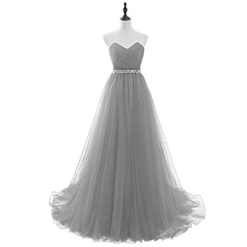Bealegantom Novo Elegantno Dolgo Modro V vratu Prom Obleke 2021 Beaded Formalno Večer Stranka Halje Abendkleider Haljo De Soiree QA1511