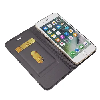 Za iPhone 8 Plus/7 plus Magnetna napetost PU usnje Razkošje, Telefon, denarnico, torbico s kartico v režo za iPhone8plus/7plus