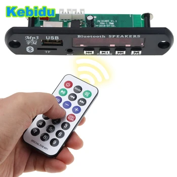 Kebidu MP3 dekoder odbor Brezžična tehnologija Bluetooth 4.1 Audio Dekoder Odbor 5-12V USB TF FM Radio AUX Modul MP3 Predvajalnik LED za Komplet
