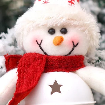 2019 Vesel Božič Okraski Bell Božično Darilo Santa Claus Snežaka Drevo Igrača, Lutka, ki Visi Okraske za dom Božično drevo