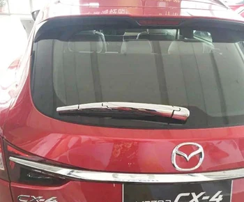 Chrome Zadnje Okno dež Brisalec rezilo zajema Komplet ZA Mazda 3 2010 2011 2012 2013