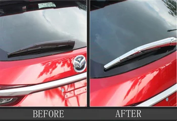 Chrome Zadnje Okno dež Brisalec rezilo zajema Komplet ZA Mazda 3 2010 2011 2012 2013