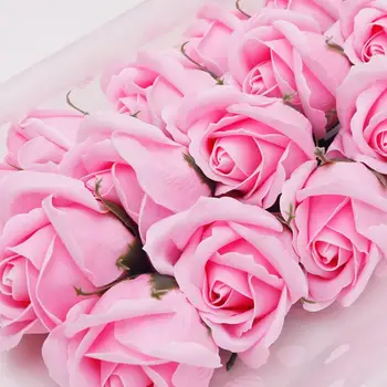 18Pcs Ročno Umetno Milo Rose Cvet Šopek Dišečih Eteričnih Cvet Z šatulji Za Rojstni dan, Valentinovo Darilo