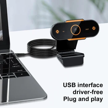 Visoko kakovosten USB Webcam Live Streaming Kamero z Mikrofonom za Računalnike, Prenosnike spletnega prenosa Online Izobraževanje HD Kamera