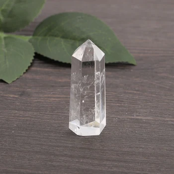 1PC Zdravljenje Naravne Crystal Wands Jasno, Kremen Točk Naravne Crystal Naravni Kremen Kristalno Beli Kristalni Grobo Dekoracijo