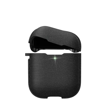Ohišje Za AirPods AirPods 2 Funda Bluetooth Brezžične Slušalke Vrečko Sijoče Brušena Primerih Za AirPods 1 2 Pokrovček Slušalke Polnjenje Box