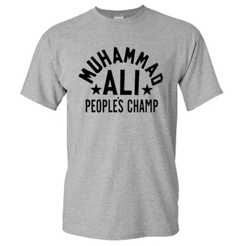 Muhammad Ali T-shirt Moški Ženske Moda Barva Tiskanja Ulične Boksar Tshirt Visoke Kakovosti Bombaž Majica Šport Vrhovi Oblačila