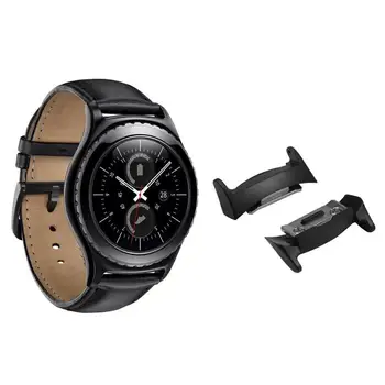 ALLOYSEED 2pcs iz Nerjavečega Jekla Pametno Gledati Band Priključek 20 mm Adapter za Samsung Prestavi S2 RM-720 Smartwatch