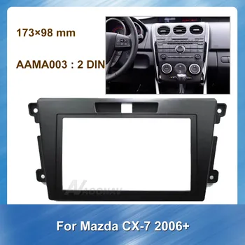 2 DIN avtoradio Fascijo za Mazda CX 7 2006+ Avtomobilski Stereo Audio (Stereo zvok Namestitev Trim Plošča GPS, Predvajalnik DVD-jev, nato pa zavrtite Ploščo Armaturno Okvir Ploščo Kit