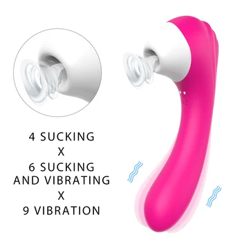 Vagina Sesanju Dildo, Vibrator 10 Hitro Vibrira Bedak Ustni Nastavek G spot Klitoris Stimulator za Odrasle Sex Igrače za Ženske dostava