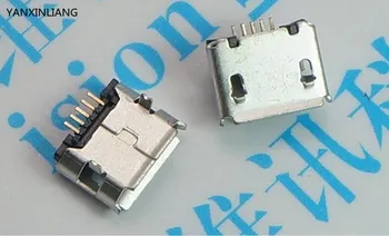 20pcs mikro USB priključek mini 5pin DIP 2leg Dolgo iglo 5P DIP2 Podatkov port Polnjenje vrata mini usb priključek za Mobilne koncu plug