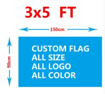 Po meri za vsak šport logotip ali logotip blagovne znamke glasbe zastavo katero koli barvo top model po meri lobanje 3x5ft zastava banner