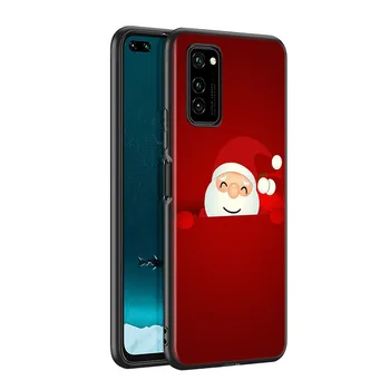 Božič Moda Za Huawei P40 P30 P20 Pro P10 P9 P8 Lite E Plus 5G 2019 Telefon Primeru Svetlo Črno Silikonski Pokrov