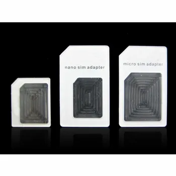 4 in1 noosy Dual Sim Adapter Za iPhone 6S 5 Samsung Nano adapter Mikro Standardne Kartice Sim Adapter za Izmet igla